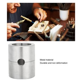 Casting Sandbox Melting Pot, Cylindrical DIY Jewellery Casting Container Made of Aluminium Alloy, Jewellery Casting Melting Tool for Jewellery Makers and Jewellery Repairs