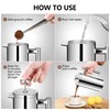 Meelio Small French Press Coffee Maker 600ml, Double-Wall Insulated French