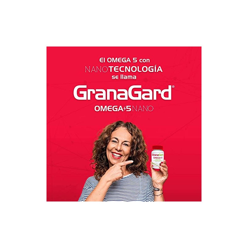 Granagard Omega Nanotecnología Cápsulas Aceite Semilla Granada Antioxidante Natural Potenciado