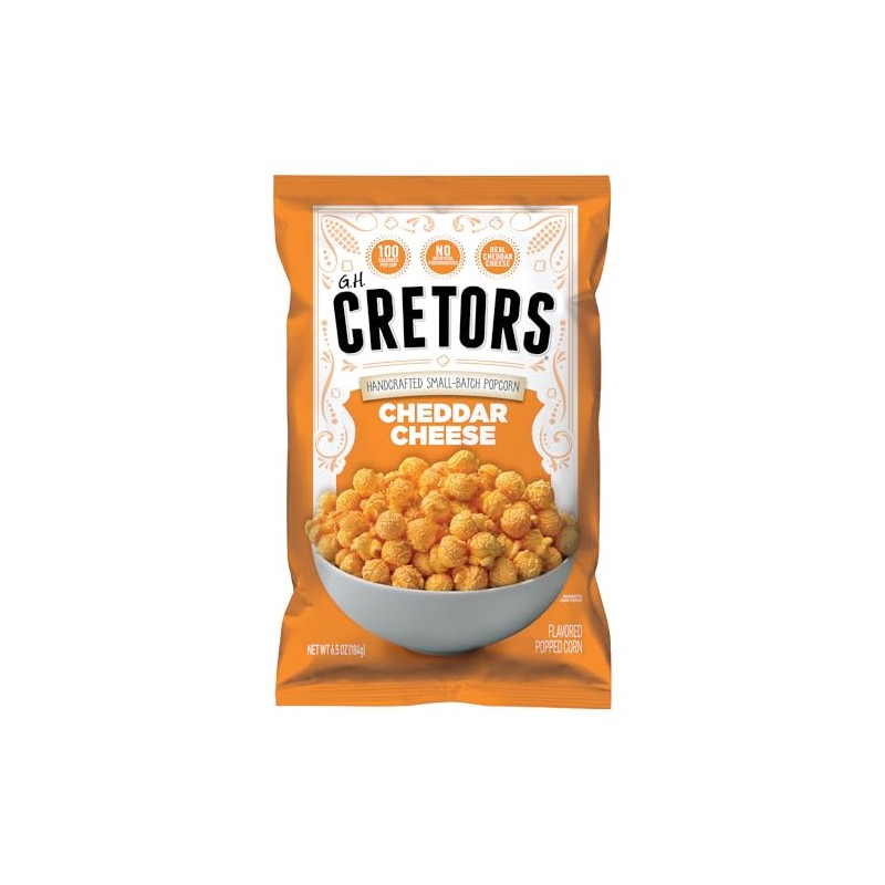 G.H. Cretors Just The Cheese Corn, 6.5 Oz (Pack of