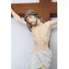 Vittoria Collection 17" Wall Crucifix Wood Cross Jesus Stone Corpus