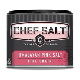 CHEF SALT Himalayan Pink Salt 5oz Salt Shaker (Pack of 3)