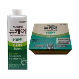 New Care Dang Plan Set Injeolmi Flavor 200ml 30 Pack Dietary Control Visiting the Elderly Patient Meal Replacement / 뉴케어 당플랜 세트 인절미맛 200ml 30팩 식이조절 어르신 노인 병문안 환자식 식사대용
