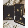 GroomBrideGifts 8 Pieces Groomsman Proposal Cards 6 Will You Be