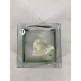 Department 56 Vintage Department 56 Snowbunnies "Bunny in Bloom" 1999 Hinged Trinket Box NOS