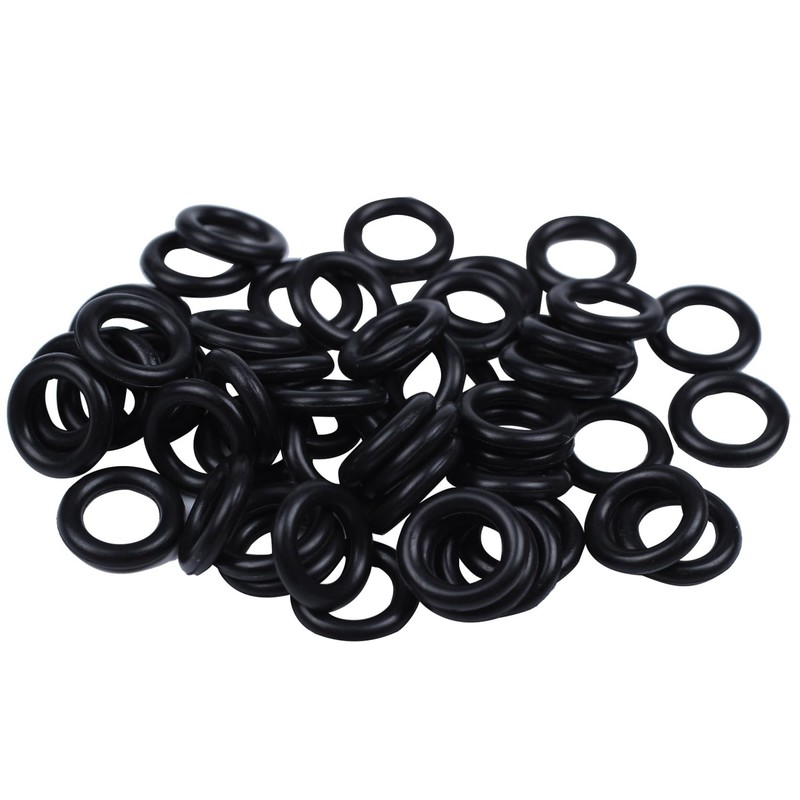400 Pieces Black Nitrile Rubber O Ring Seals Washers 12