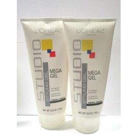L'Oréal L'OREAL STUDIO STYLING GEL MEGAGEL EXTREME CONTROL 6.8oz  (LOT OF 2) RARE
