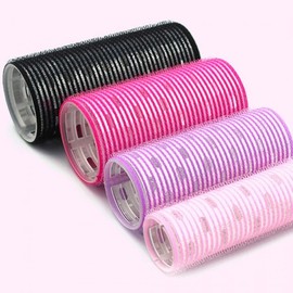 Jumbo Heat-Conducting Hair Rollers for Bang Volume Hair Roller Jumbo Curler Medium (Random Color) 10ea