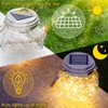 ROSHWEY Solar Lantern, 2 Pack Outdoor Lanterns with 30 LED
