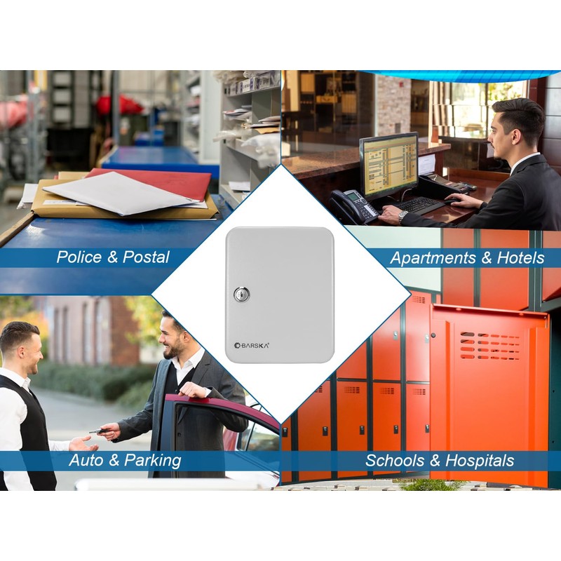 Barska 20 Position Key Cabinet – Wall Mount Steel Key