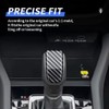 LUNQIN Car Center Console Gear Shift Knob Trim Cover for