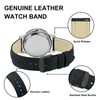 BISONSTRAP Extra Long Strap 20 mm 22 mm, Leather Watch