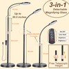 30X 10X Large Floor Magnifying Glass with Light and Stand,