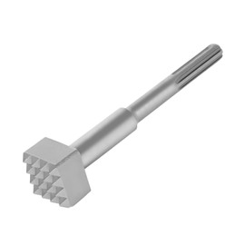 YOSIGHT 16 Tips SDS Max Bushing Tool Bit, 9-1/2 in. x 1-3/4 in. Square Head Round Shank Alloy Steel Drill Bit Concrete Roughness Coating Remove Bushing Bit for Rotary Hammer, Brick Wall, Stone