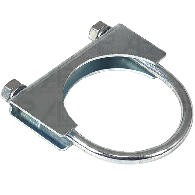 2x Exhaust Silencer Clamp 66mm M8 x 1.25mm Replacement for