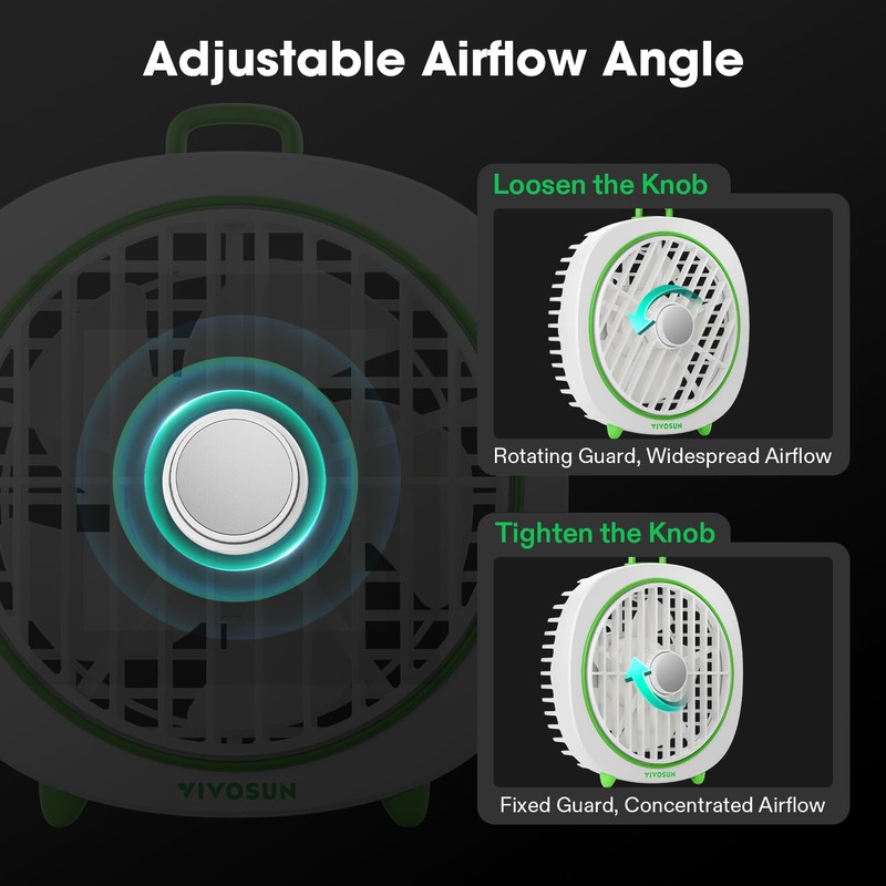 VIVOSUN AeroWave D4, 4” Grow Tent Clip Fan with Detachable