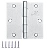 Door Hinge 3 1/2 Inch Interior Door Hinges Satin Nickel