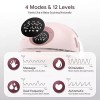 MUMIOR Heated Base Hands Free Wearable Breast Pump with 4