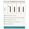Accering Honeycomb Pattern Heat Shrink Tubing Absorb Sweat for Fishing