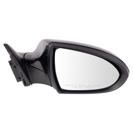 TRQ Right Mirror without Heat without Housing Turn Signal Passenger Side Compatible with 2011-2016 Kia Sportage KI1321148