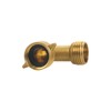 2 Pack 90 Degree Garden Hose Elbow, 3/4'' Brass Garden
