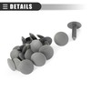 Motoforti Universal Car Rivet Buckle Ceiling Lining Trim Panel Clips,14