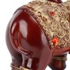 Elephant Statue Durable Resin Cute Elegant Attract Wealth Round Corner
