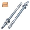 SKIR'CO (Pack of 10) Galvanised Wedge Anchors M8 x 120