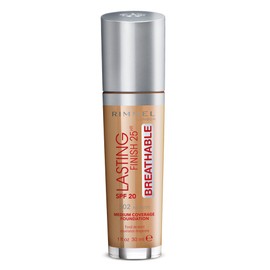 RIMMEL Rimmel London Lasting Finish Breathable Foundation, Spf 20, 502 Noisette