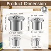 ISDVBUY 20 PCS Dowel Pins Center Point Set - Tenon