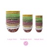 Gcardist Christmas 300-Count Standard Gradient Cupcake Liners Cupcake Cups 6
