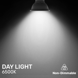 paul russells LED Bulb GU10, 400 lumens, 4.9W(Equivalent to 50W Halogen), Daylight White 6500K, Non Dimmable, Pack of 3