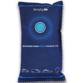 Twin Pack - Portable Reusable Dehumidifier Bag Silica Gel Moisture Damp Absorber Condensation Eliminator for Car, Home & Caravan (350g x 2)