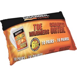 Grabber TWEF10 Toe Warmers 6 Hour 10 Pairs
