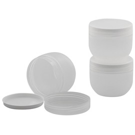 Kosmetex Plastic Container 30 ml with Cover Disc Matte Empty 5 x 30 ml
