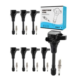 TAUTOY Set Of 8 UF677 Ignition Coil Pack & Iridium Spark Plugs (5.6L Only) For Infiniti QX56 2011-2013 QX80 2014-2023, For Nissan Armada 2017-2022, Replace # 48894 49029 224481LA0B IGC0082 UF650