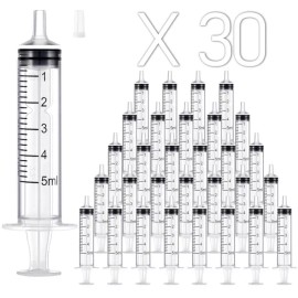 Syringes without needles Plastic Syringes without needles 5ml Syringe 30 Pack 5ml