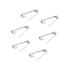 50 Pieces Brooch Pins Safety Pin Brooch Pins Clasp Back for Jewellery Making Corsets Craft Projects DIY Crafts 15/20/25/30/35/40mm Silver