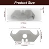 Litoexpe Hook Blade Utility Knife, SK5 Carbon Steel Replacement Blades