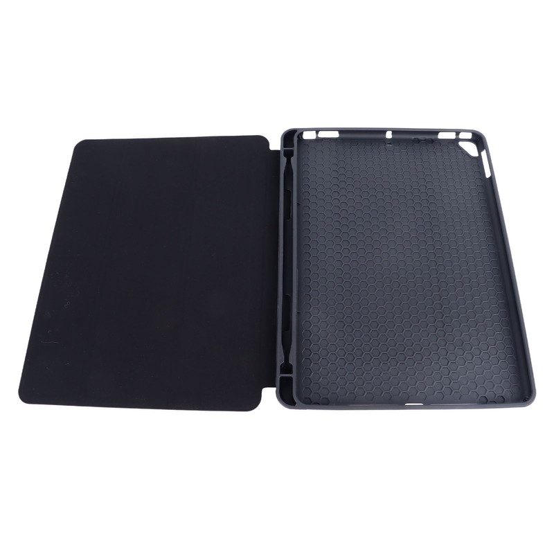 Tablet Case Black Soft TPU Precise Cutouts Pencil Holder Multi