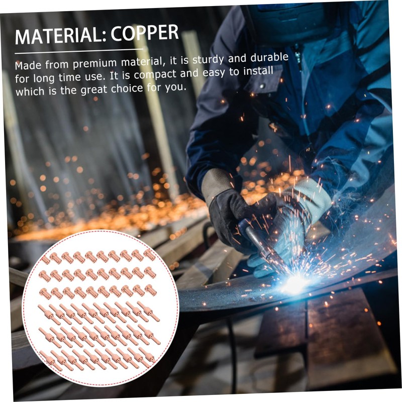 DOITOOL 80pcs Plasma Cutter Nozzle Kit Consumable Tips Torch Plasma