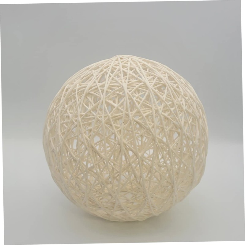 Outanaya Woven Lamp Shade Rustic Style Lightweight Easy Install Pendant