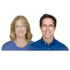 COVESATO Half Frame Reading Glasses, Half Metal Moon Readers for