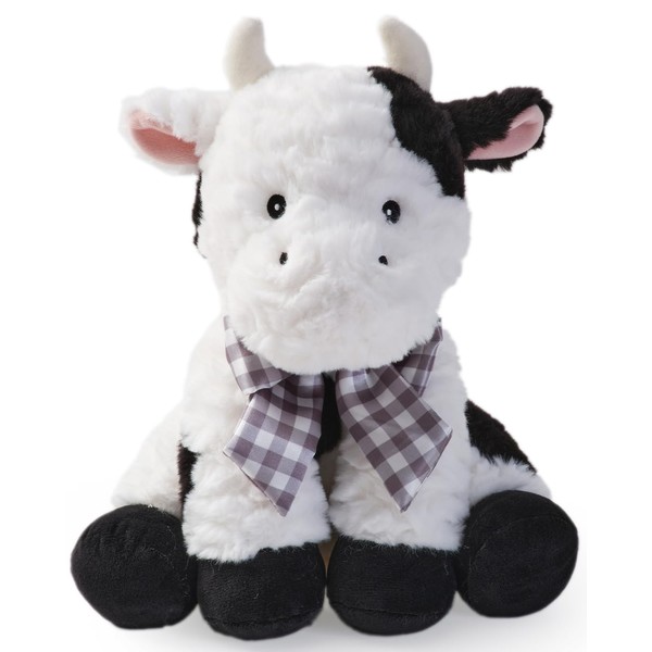 Bearington Lil' Gilly Cow 12 Inch Cute Stuffed Animal - Cow Plush - Stuffed Cow Plush Fluffy Cow Stuffed Animal