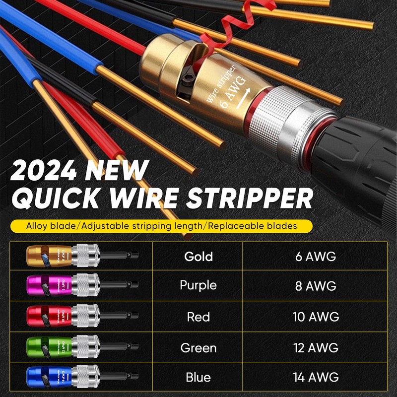 US Regulations Wire Stripping for Drill, Wire Stripping Tool &