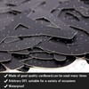 SUNBEAUTY 124 Pcs DIY Black Make Your Own Banner Kit