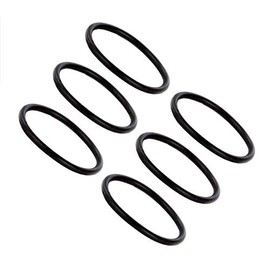 HASMX Upright Round & Tubular Style Belt Replacement Vacuum Belt for Sanitaire Commercial Vacuum Models SC649, SC679, SC684, SC688, SC689, SC886, SC887, SC888, SC889, SC899, Black (6-Pack)