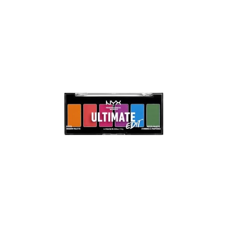 NYX Professional Makeup, Ultimate Edit, Paleta sombras, Bright´s