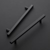 Ravinte Black Cabinet Handles 5 Pack 7-1/2 inch Matte Black