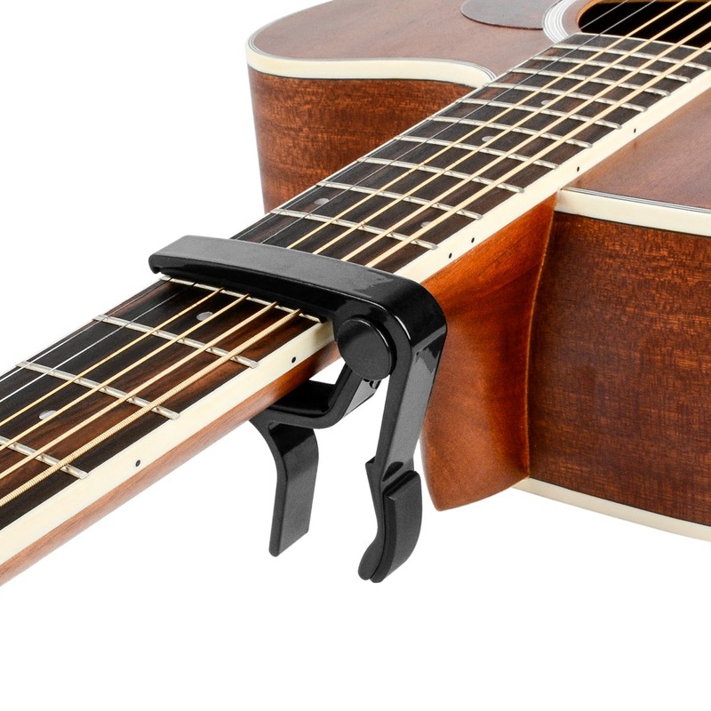 6-String Acoustic & Electric Guitar Capo- Single Handed Capo (MA-12-F)
